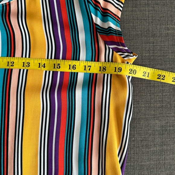 George | Multicolor Vertical Striped Tunic Dress | Shirt Dress - Picture 3 of 4